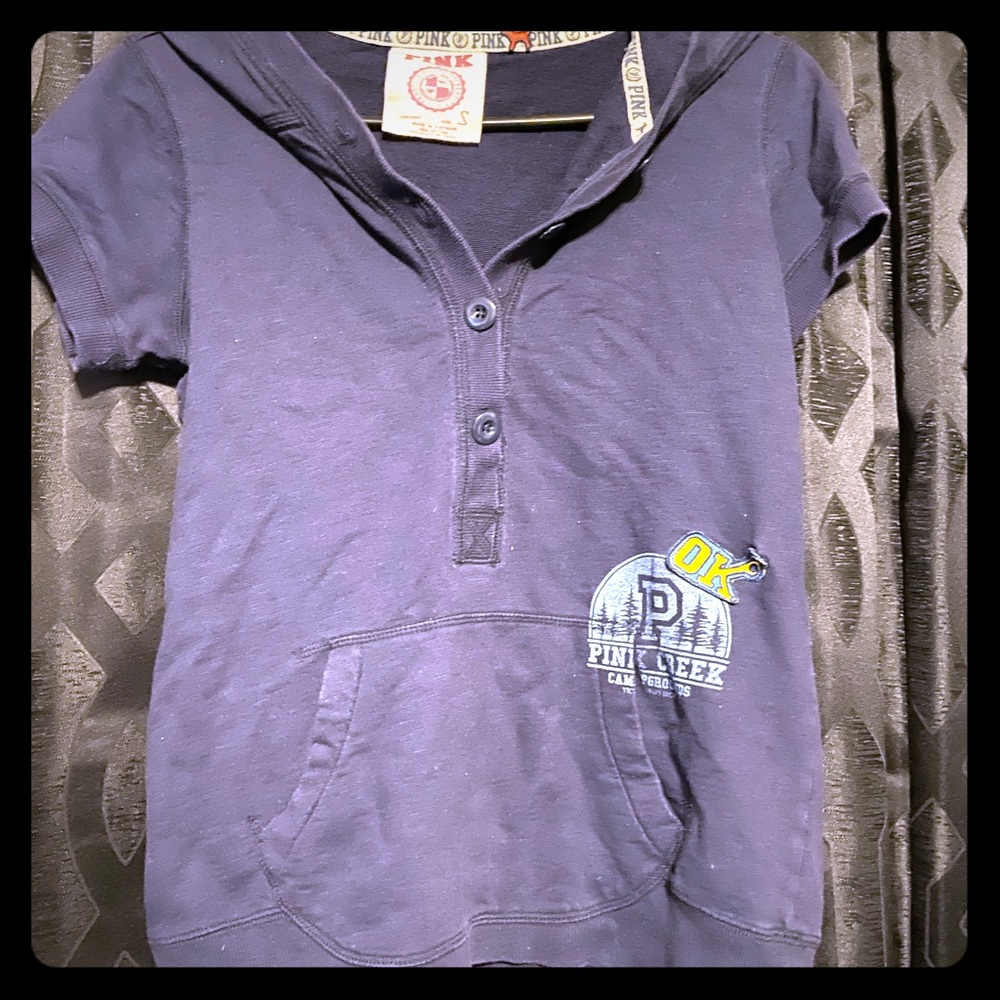 Victoria’s Secret short sleeve hooded sweatshirt